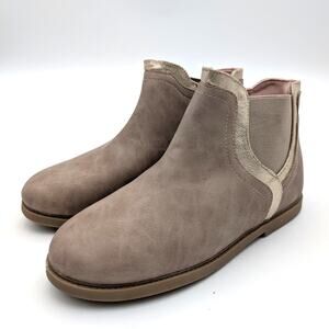 Harper Canyon Elliana Bootie Side Zip Round Toe Kids' Tan Shore Size US3M